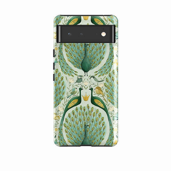 Google Tough Case -  Peacock Pattern By Maja Lindberg Hybrid Pattern Texture
