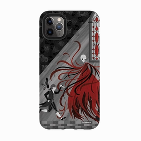 Urban Accessory Hybrid Edge Finish iPhone Tough Case - Masque Of The Red Death By Jenny Zemanek