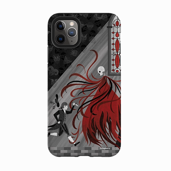 Urban Accessory Hybrid Edge Finish iPhone Tough Case - Masque Of The Red Death By Jenny Zemanek