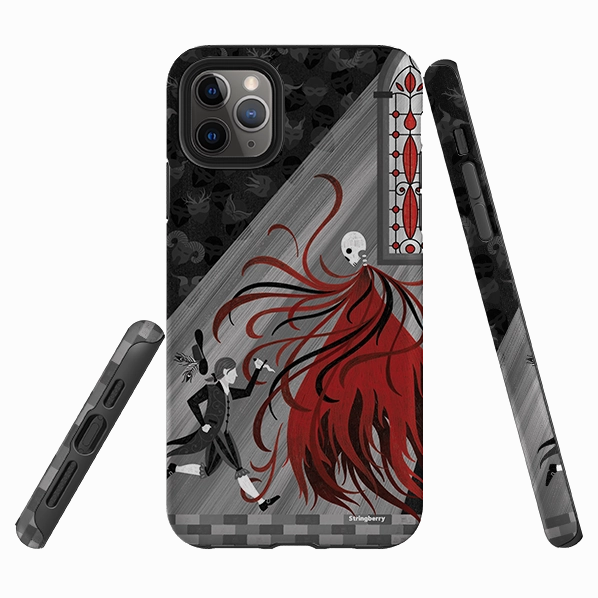 slim fit iPhone Tough Case - Masque Of The Red Death By Jenny Zemanek