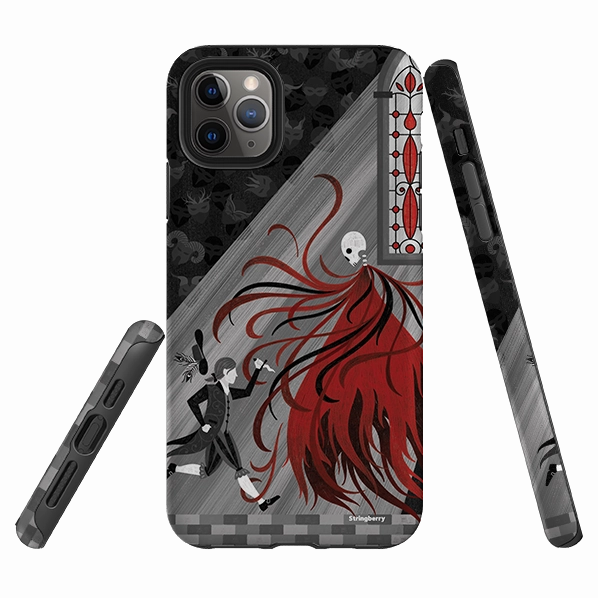 Vivid Detail Texture iPhone Tough Case - Masque Of The Red Death By Jenny Zemanek