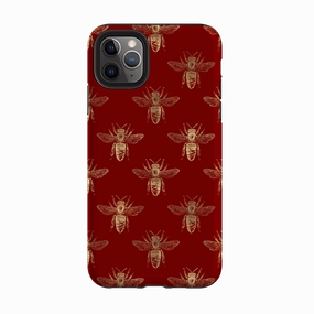 iPhone Tough Case - Red Bees Comfort Use
