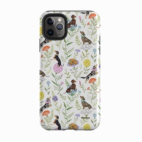 iPhone Tough Case - Doxy Day Afternoon White By Catherine Rowe Premium Quality
