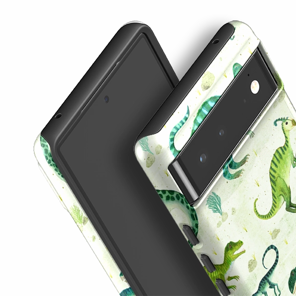 Google Tough Case -  Dinoland By Katherine Quinn Professional Look Lightweight Build Quality