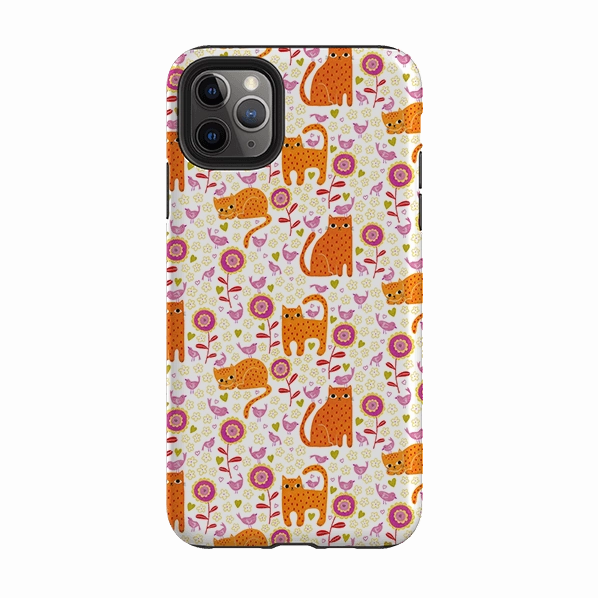 iPhone Tough Case - Marmalade Cats By Suzy Taylor Rugged Frame Design