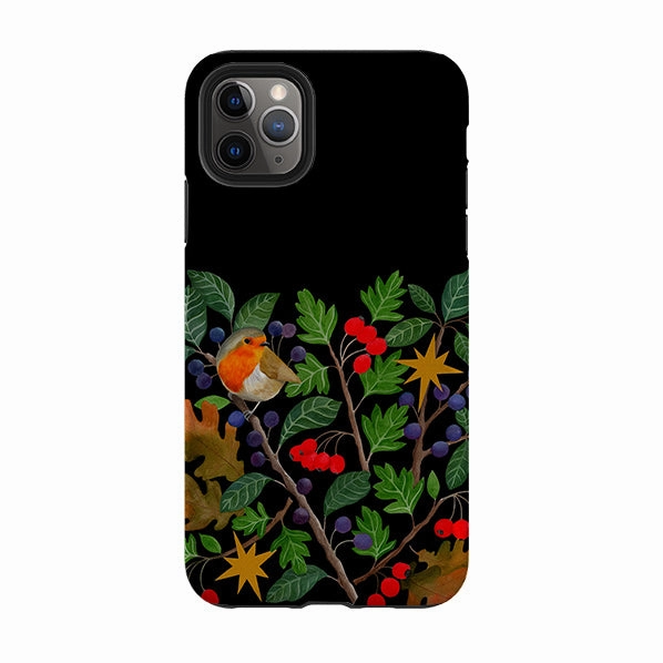 iPhone Tough Case - Sloe Robin By Bex Parkin Simple Finish Classic Pattern