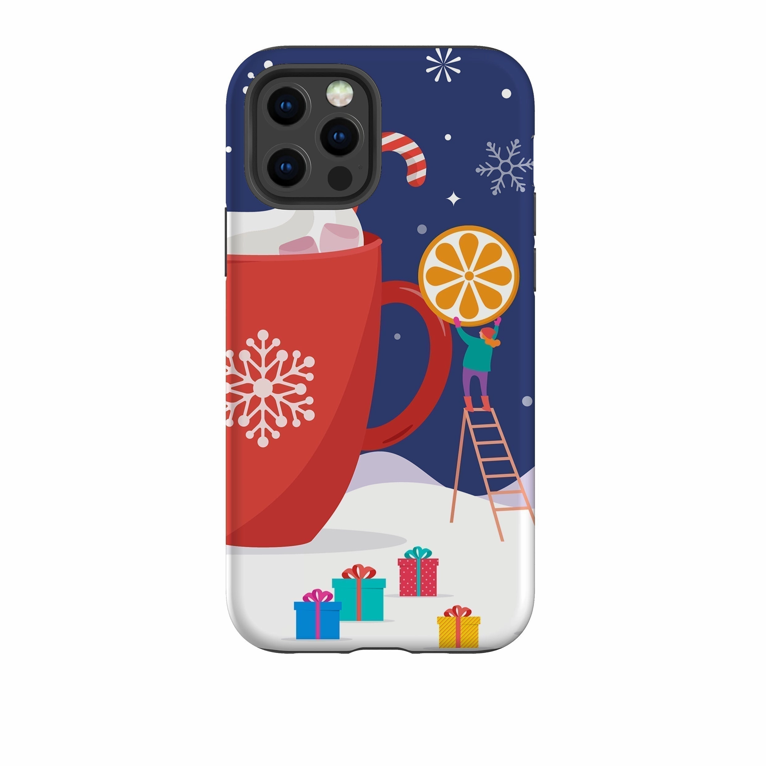 Rugged Pattern Texture iPhone Tough Case - Xmas Treats
