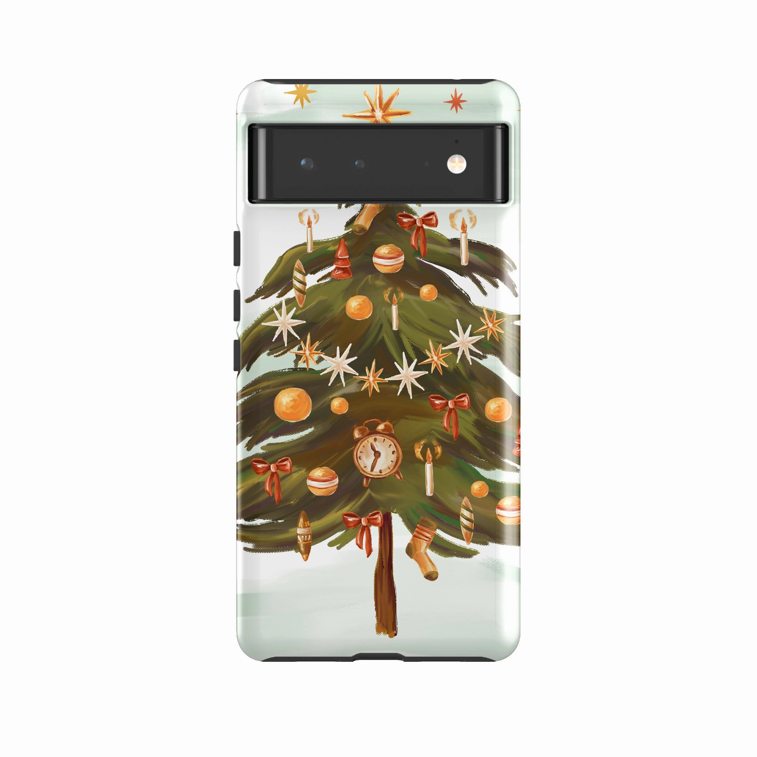 Google Tough Case -  Outdoor Xmas Tree Elegant Build Texture