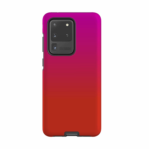 Samsung Tough Case - Geranium By Kitty Joseph Clear View