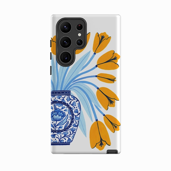 Samsung Tough Case - Tulips By Madalina Andronic TPU Material