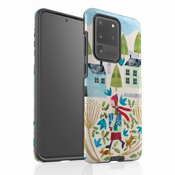 Polished Detail Edge Samsung Tough Case - Xmas Presents By Tracey English