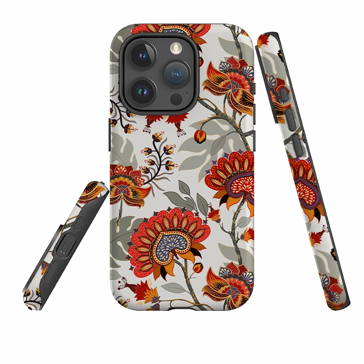 Raised Edges iPhone Tough Case -Eden Floral