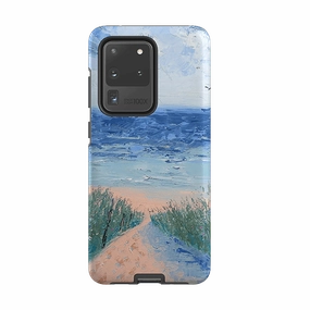 Samsung Tough Case - Beach Path By Mary Stubberfield Raised Bezels Portable Case