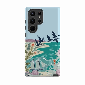 Samsung Tough  Case - Ship Bottle By Kate heiss Soft Protection Layer