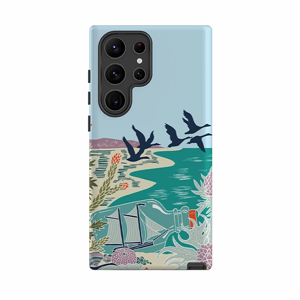 Soft coating Samsung Tough  Case - Ship Bottle By Kate heiss