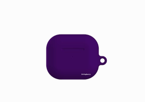 soft rubberized shell Manilla Purple Airpod Case Gen 4