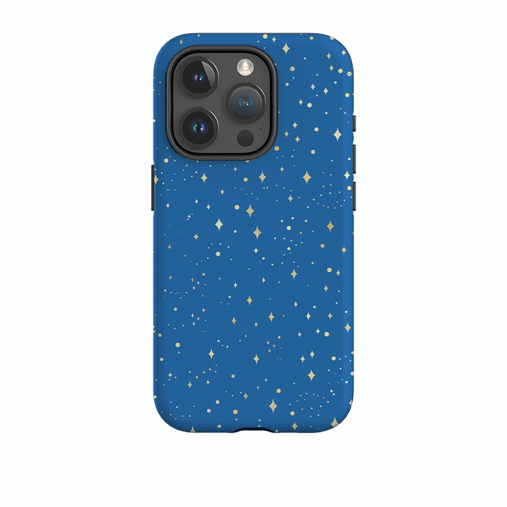 iPhone Tough Case - Blue Cosmos Soft Detail Minimal Touch