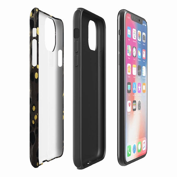 iPhone Tough Case - Moon Mist Modern Texture Look