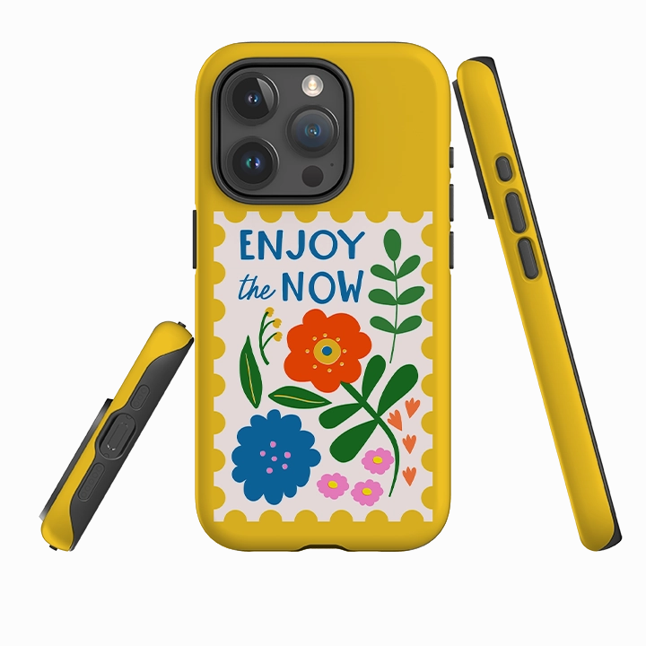 Luxury Coating iPhone Case - Enjoy The Now