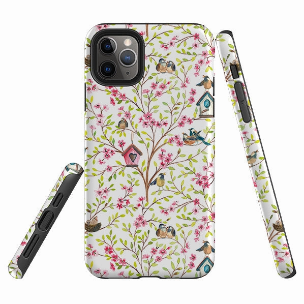 Luxury Edge Texture Luxury Accent iPhone Tough Case - Spring Pattern By Elisabeth Haager