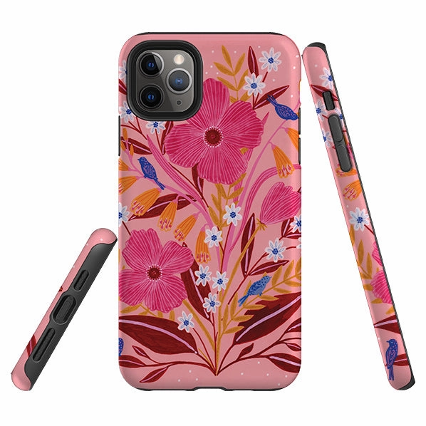 iPhone Tough Case - Flowers By Lee Foster Wilson Comfort Edge Texture Protective Shell