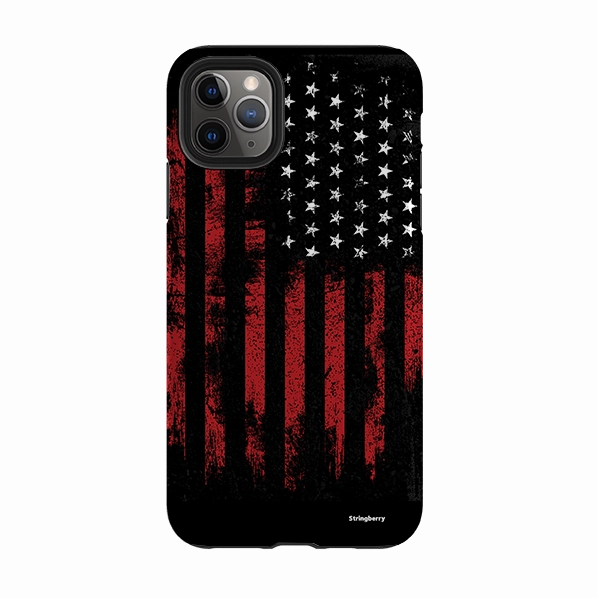 iPhone Tough Case - US Grunge Flag I Premium Style Handcrafted Design