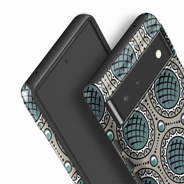 anti fingerprint Google Tough Case -  Charleston Green By Cressida Bell