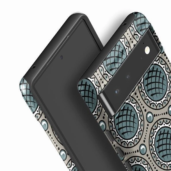 Google Tough Case -  Charleston Green By Cressida Bell Trendy Texture Comfort Finish Layer