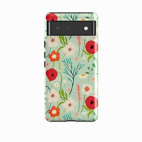 Google Tough Case -  Floral By Katherine Quinn Stylish Detail Rugged Surface Build