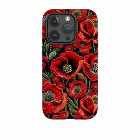 Soft Pattern Layer Modern Texture iPhone Case - Poppy Love III