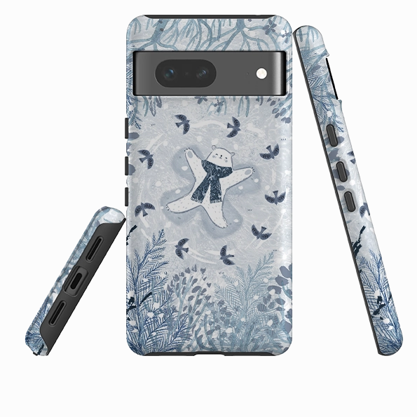 Strong Frame Smart Accessory Google Tough Case - Snow Angel By Emma Frances Grant