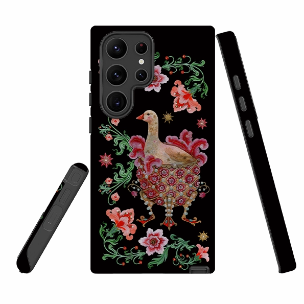 Samsung Tough  Case - Six Geese A Laying By Maria Matos Stylish Edge