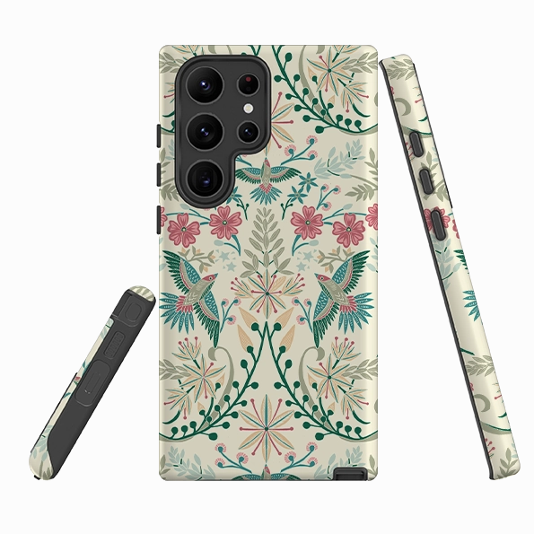 Samsung Tough Case - May Morris By Kate Heiss Flexible Detail