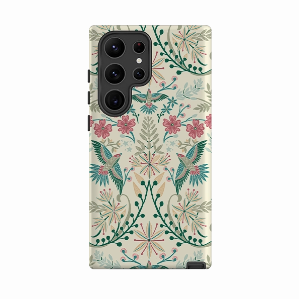 Samsung Tough Case - May Morris By Kate Heiss Minimalist Aesthetic Flexible Pattern Texture