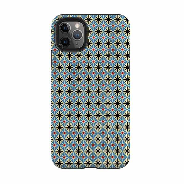 Glossy Texture Layer Colorful Accent iPhone Tough Case - Diamonds By Cressida Bell