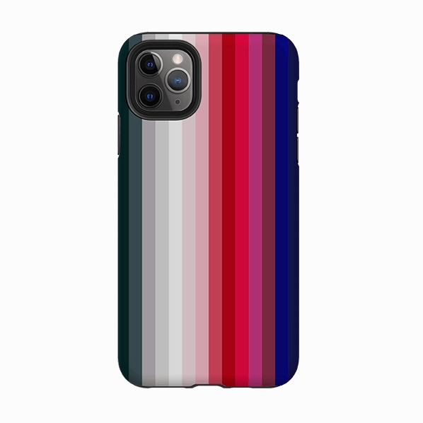 iPhone Tough Case - Ruby Vertical By Kitty Joseph Premium Detail Non Slip Surface