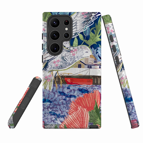 Rugged Look Ergonomic Texture Samsung Tough  Case - Chip Thief By Emma Frances Grant