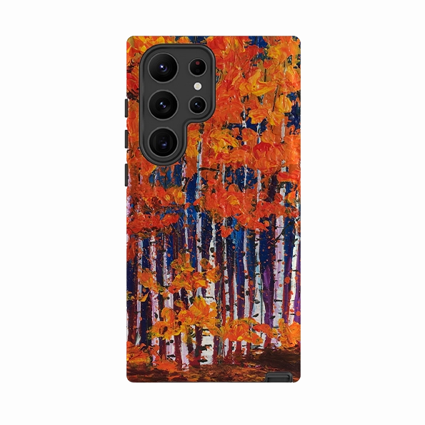 Comfort Padding Samsung Tough Case - Falls In The Air By Linda Calvert Jacobson