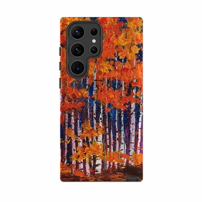 Impact Cushion Samsung Tough Case - Falls In The Air By Linda Calvert Jacobson