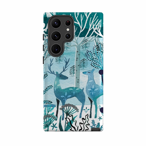 Flexible Detail Samsung Tough Case - Frosted Branches By Emma Frances Grant