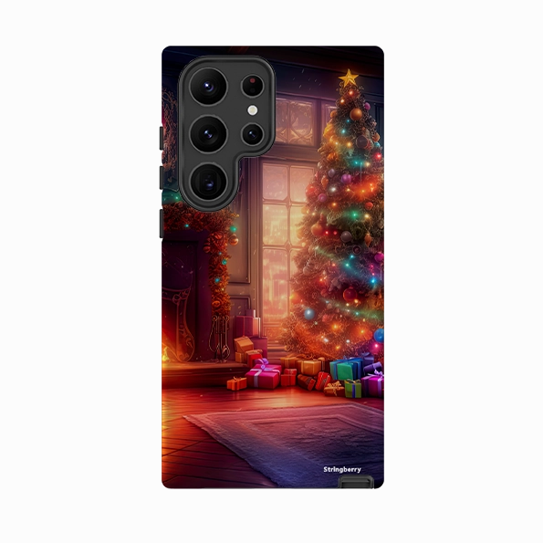 Samsung Tough Case - Holly Jolly Christmas III Vivid Pattern Design