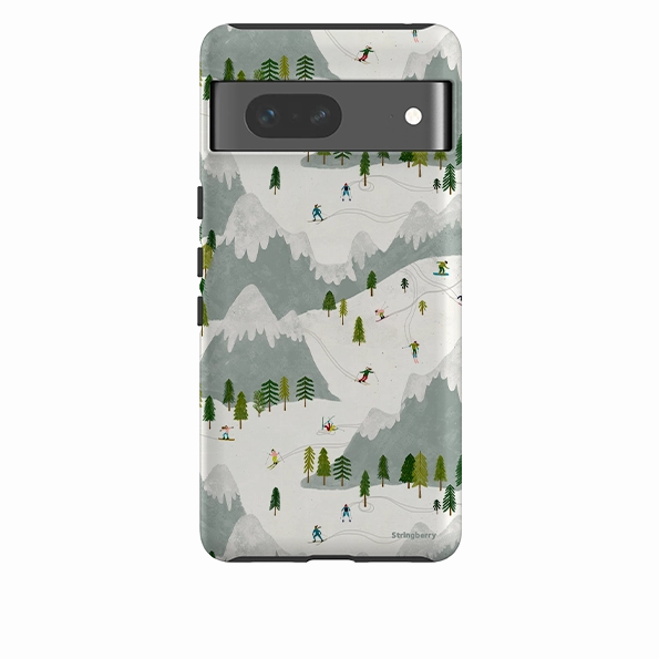 Modern Aesthetic Premium Pattern Design Google Tough Case -  Winter Landscape I By Katherine Rowe
