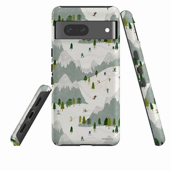 Compact Grip Google Tough Case -  Winter Landscape I By Katherine Rowe