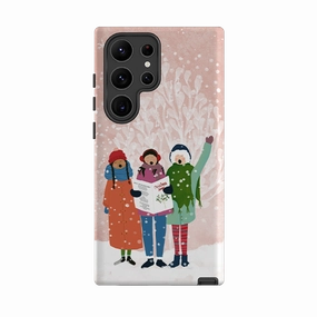 Samsung Tough Case - Card Singers 1 By Katherine Quinn Flexible Surface Texture Rugged Design