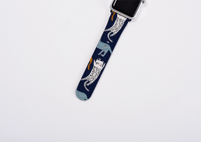 Fly Cats Apple Watch Strap Soft Daily Comfort Breathable Fit