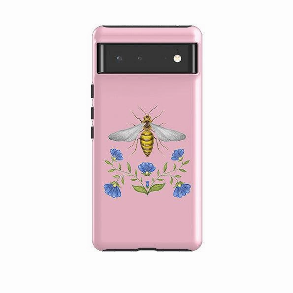 Transparent Shell Google Tough Case -  Wings Of Freedom Pink By Catherine Rowe