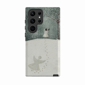 Samsung Tough Case - Snow Angel By Maja Lindberg Rugged Frame Design