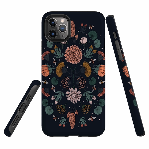 Smooth Design High End Look iPhone Tough Case - Floral By Jade Mosinski