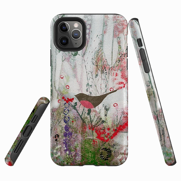 Casual Design Trendy Detailing iPhone Tough Case - Robin And Berries By Tiffany Lynch