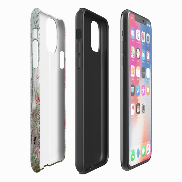 iPhone Tough Case - Robin And Berries By Tiffany Lynch Protective Fit